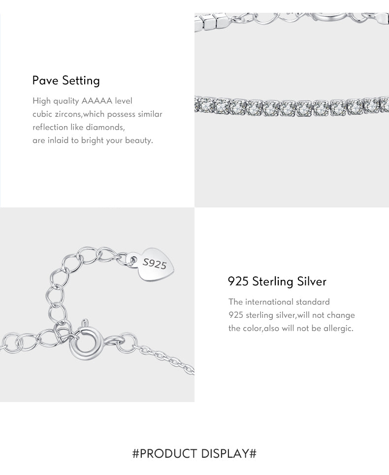 Silver Tennis Bracelet