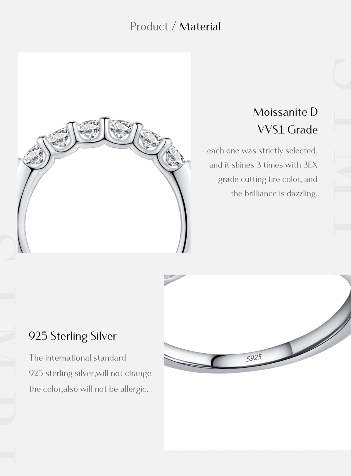 Clarity Moissanite Ring