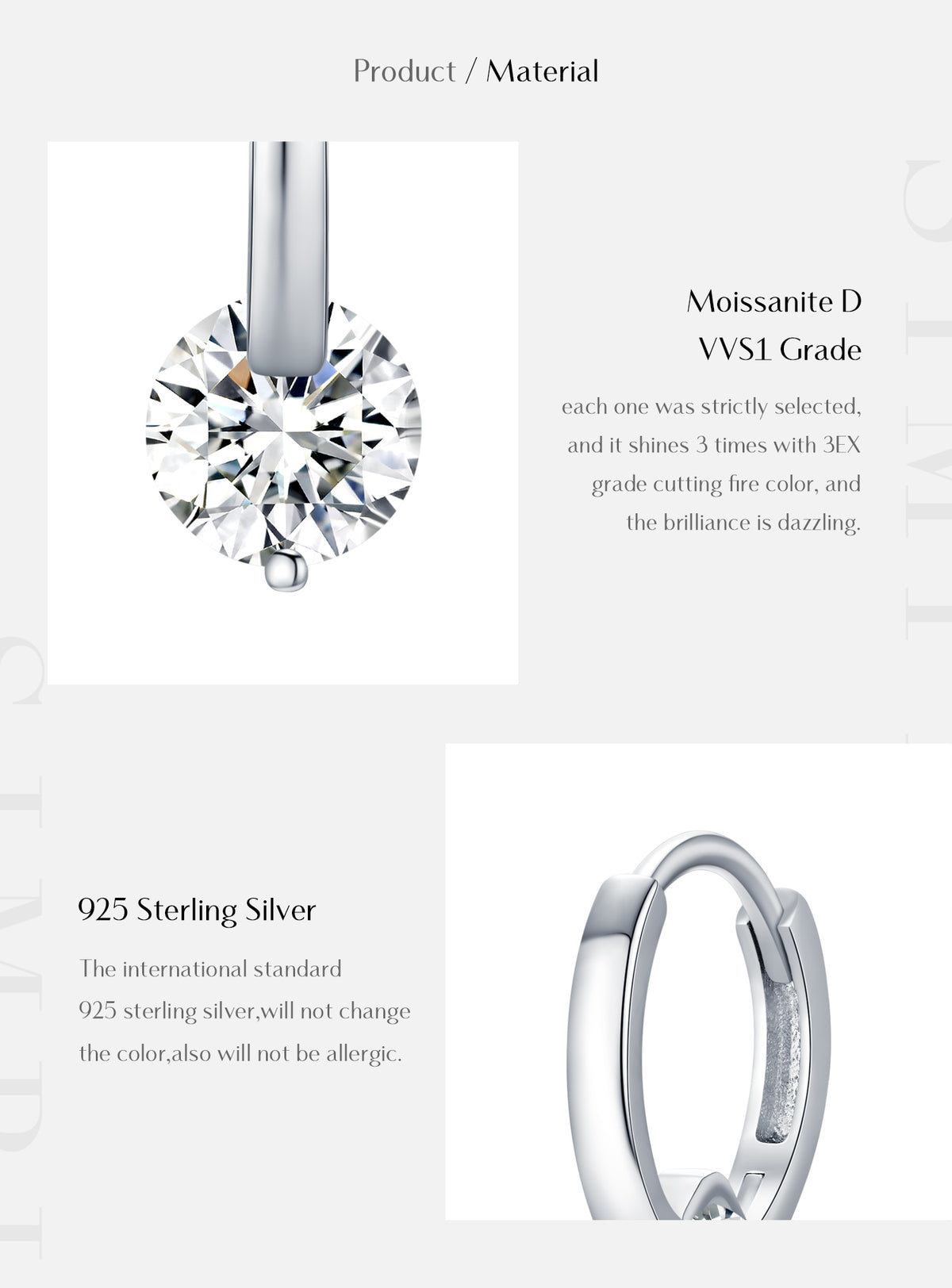 Mythos Shine Moissanite Earrings