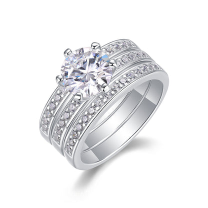 Lady Of Light  Moissanite Ring
