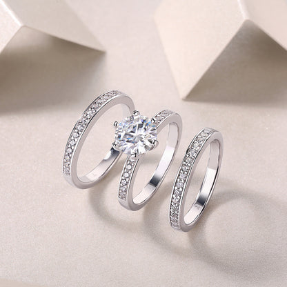 Lady Of Light  Moissanite Ring