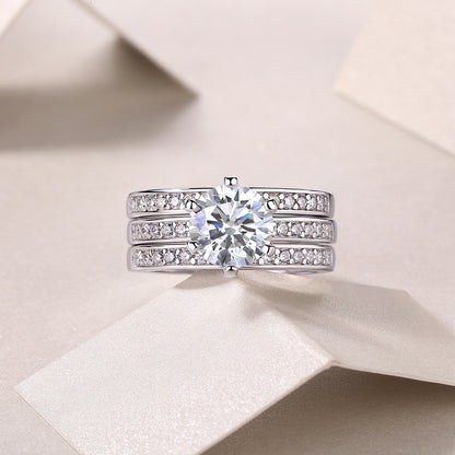Lady Of Light  Moissanite Ring