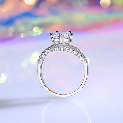 Lightweave Moissanite Ring