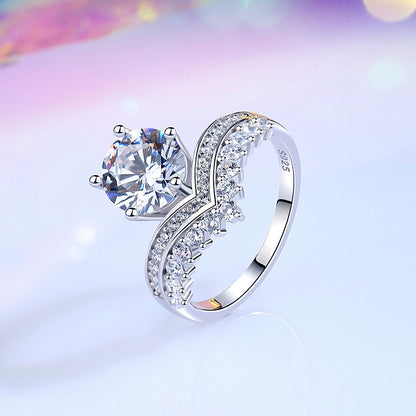 Lightweave Moissanite Ring