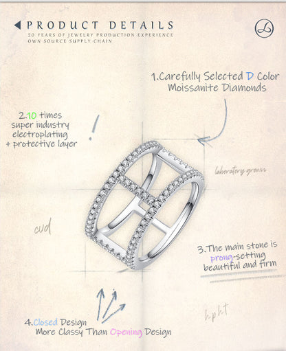 Classic Moissanite Ring