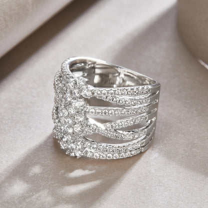 Orbitra Moissanite Ring