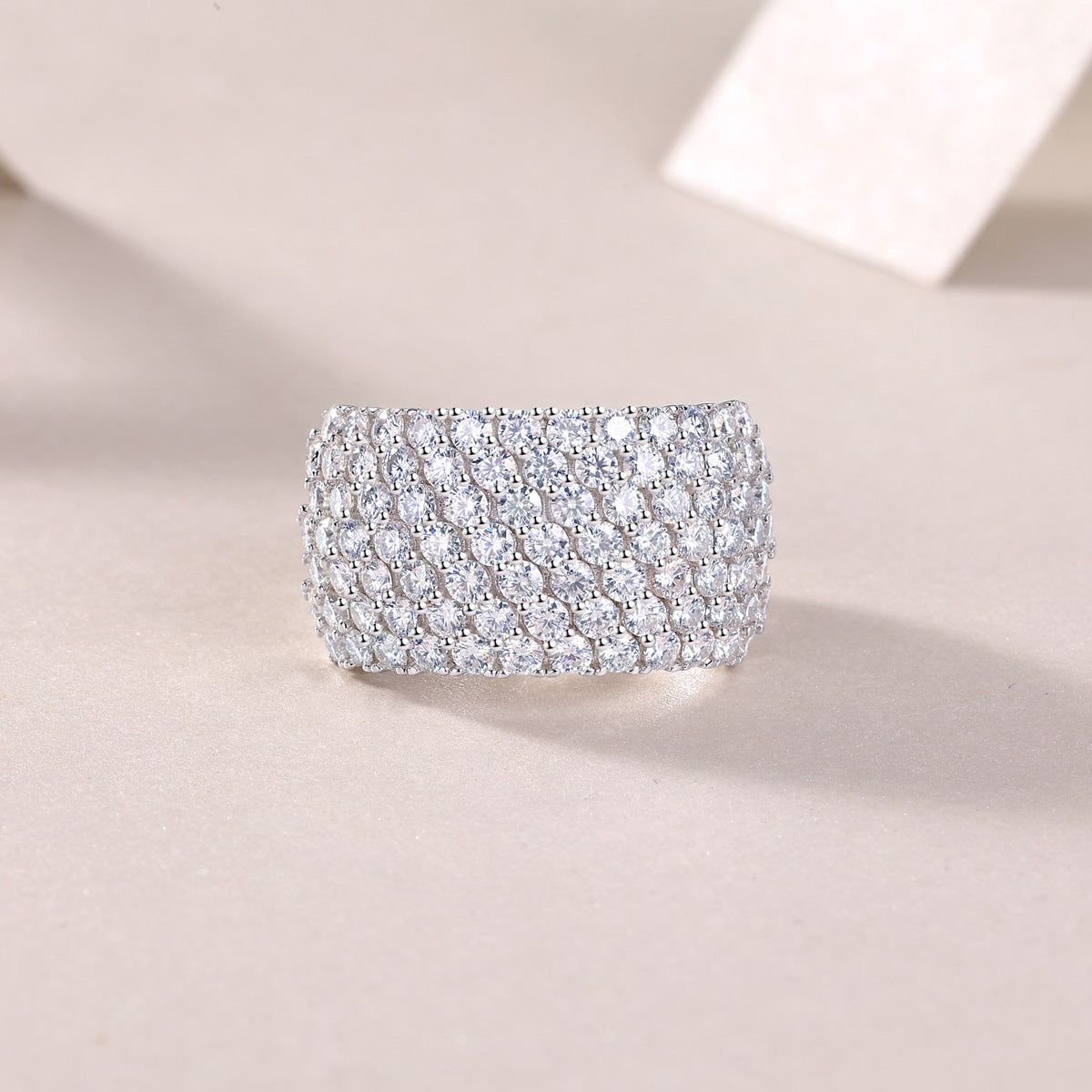 Lyra Stone Moissanite Ring