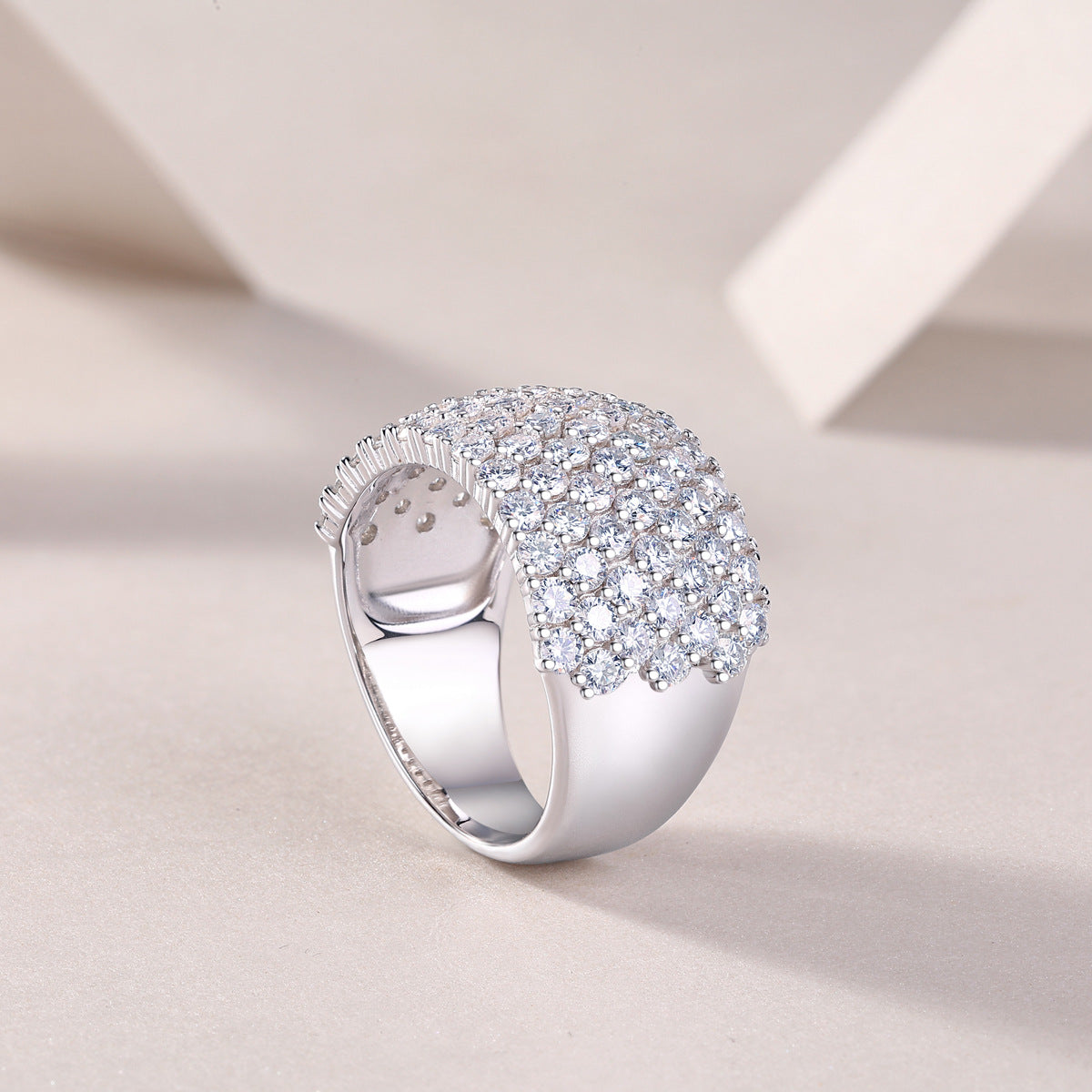 Lyra Stone Moissanite Ring