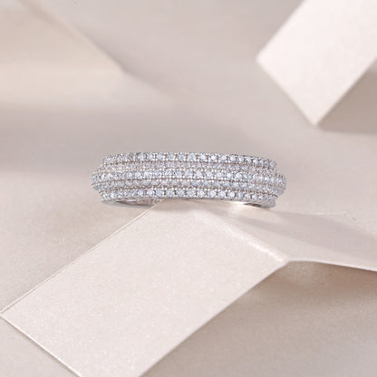 Zenya Band Moissanite Ring