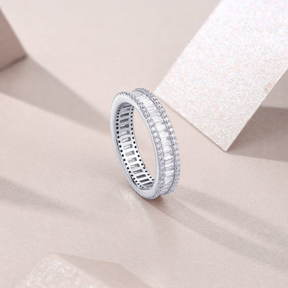 Nova Edge Moissanite Ring