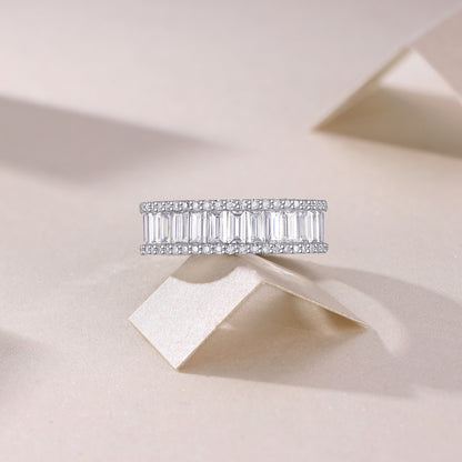 Optra Band Moissanite Ring