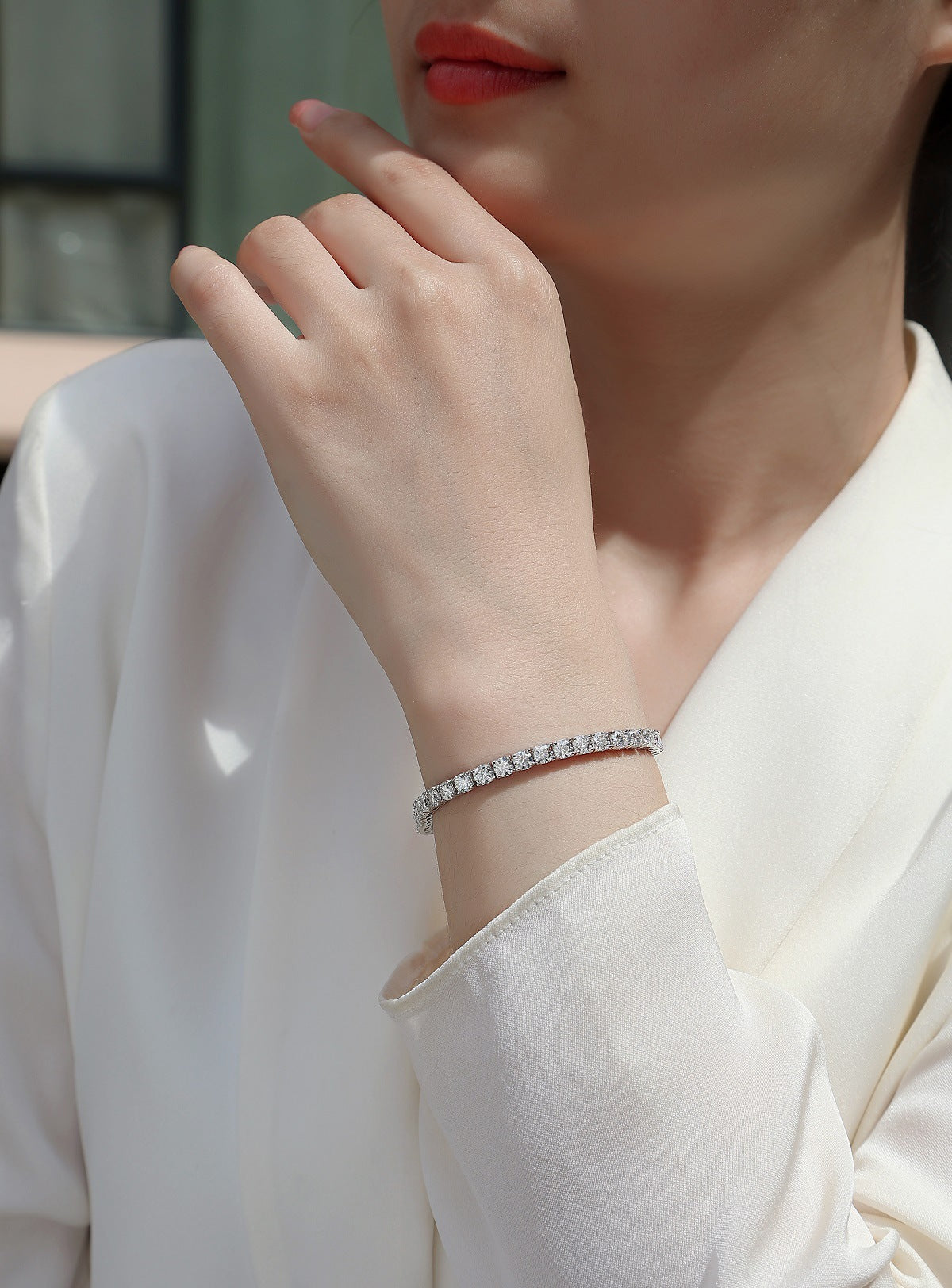 Prestige Glow Moissanite Tennis Bracelet