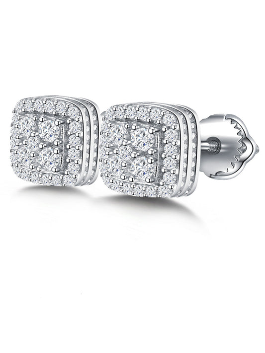 Noble Moissanite Ear Studs