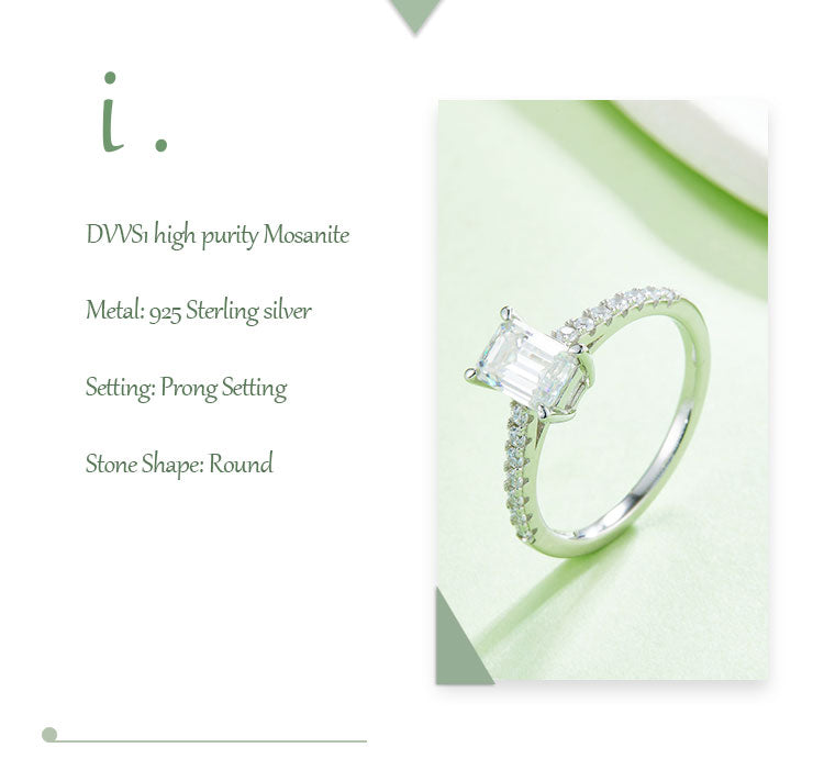 Isolde Moissanite Ring