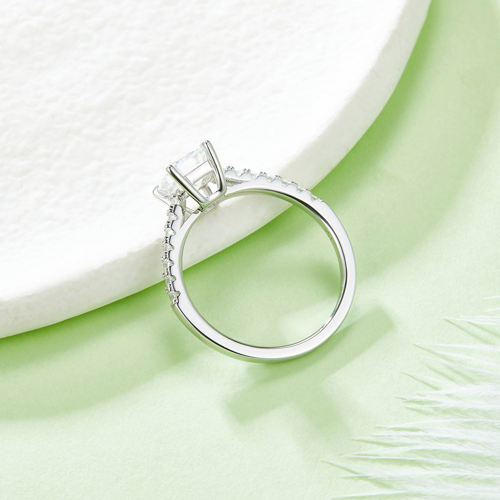 Isolde Moissanite Ring