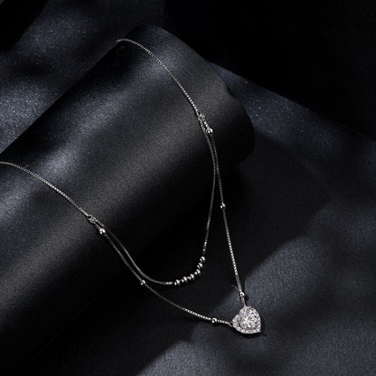 Heartline Moissanite Necklace