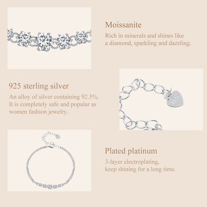 Nebula Moissanite Bracelet