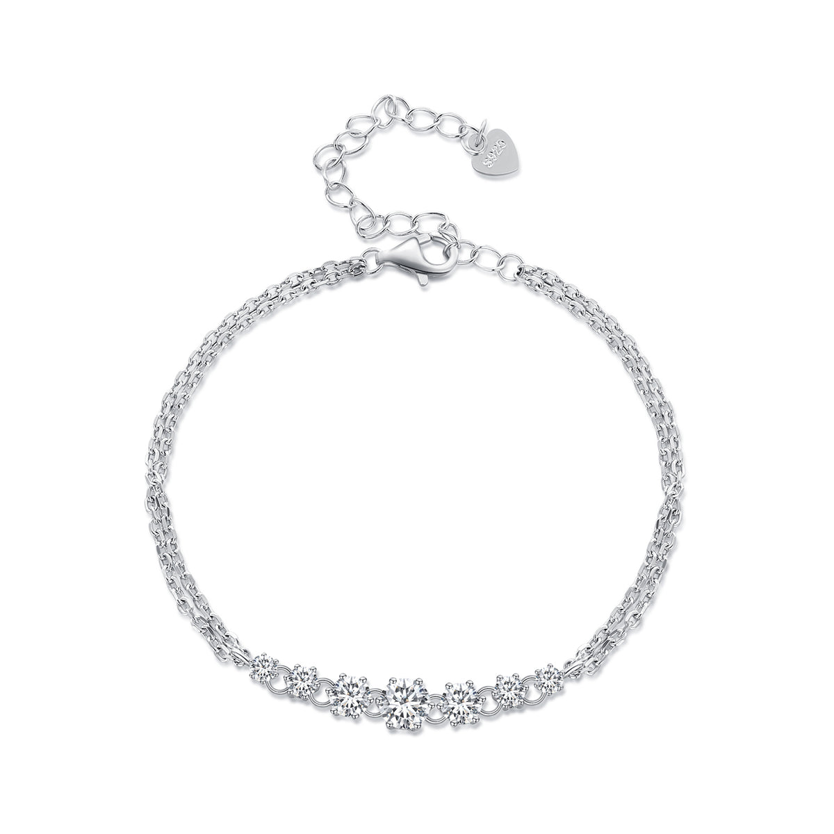 Nebula Moissanite Bracelet