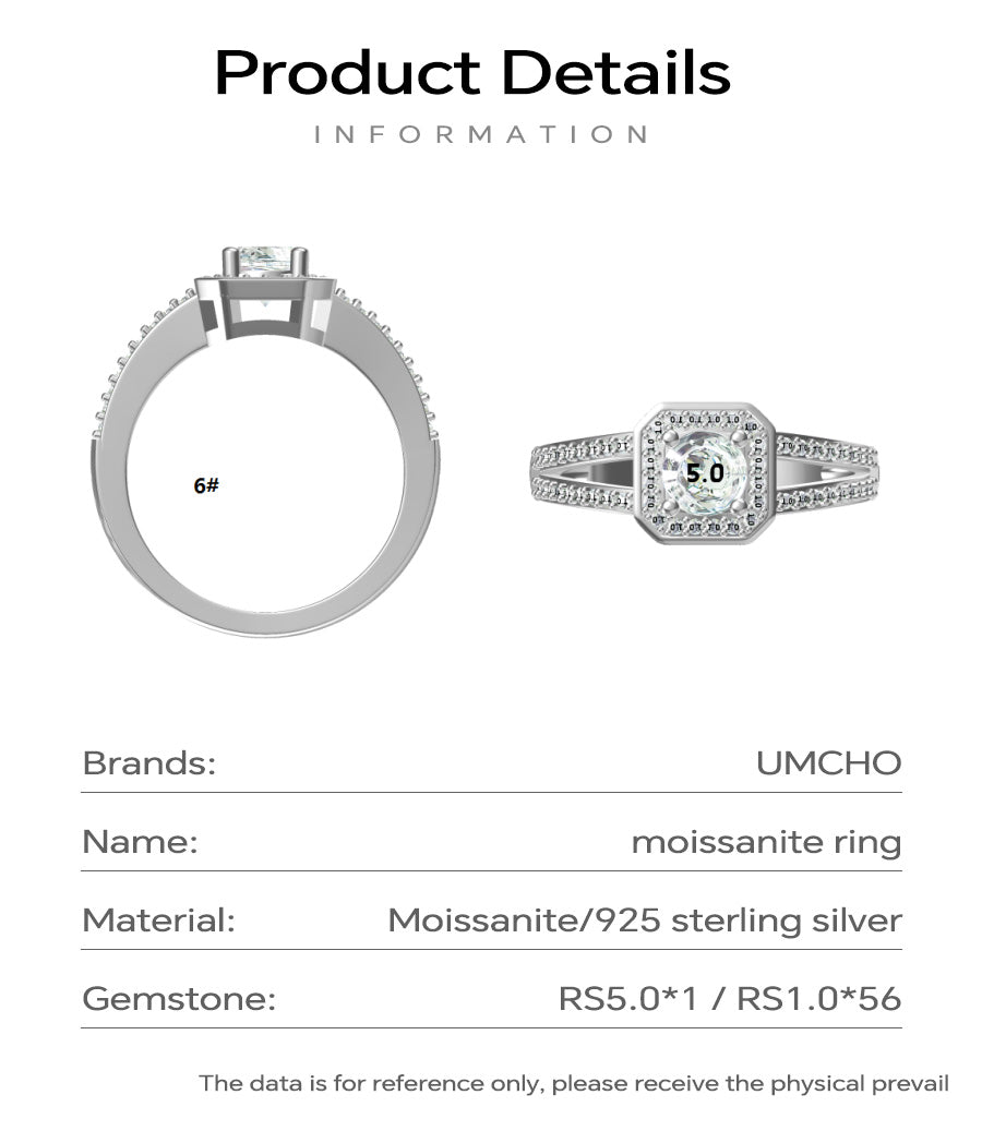 Ever Vow  Moissanite Ring