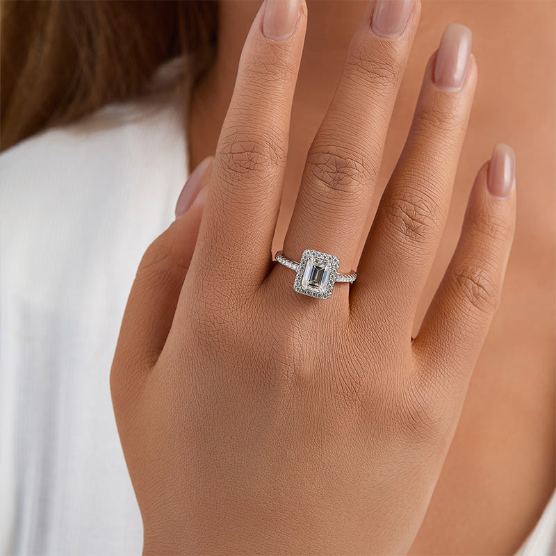 Solar Vow Moissanite Ring