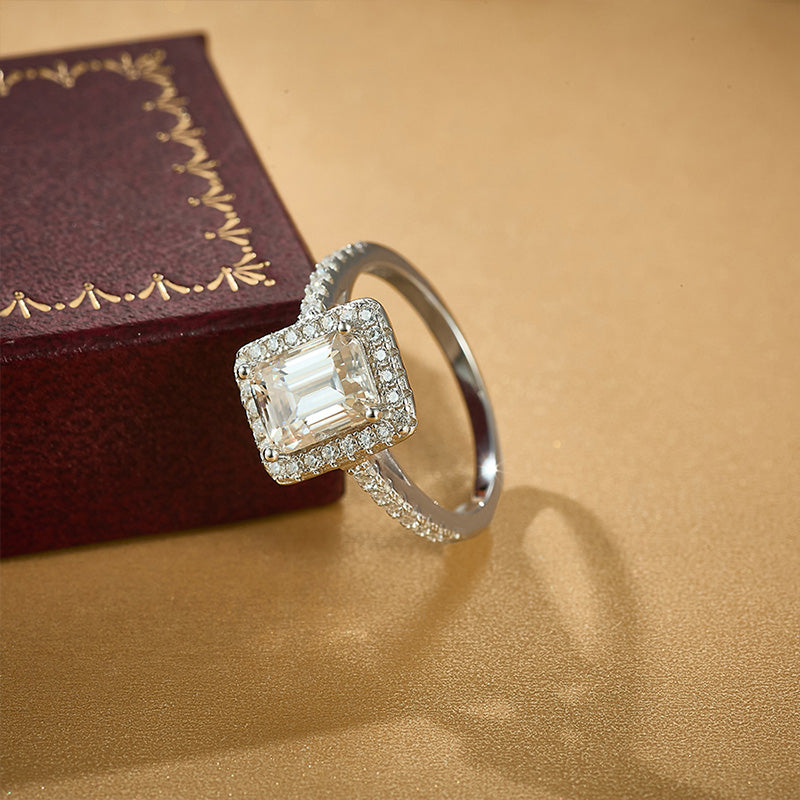 Solar Vow Moissanite Ring