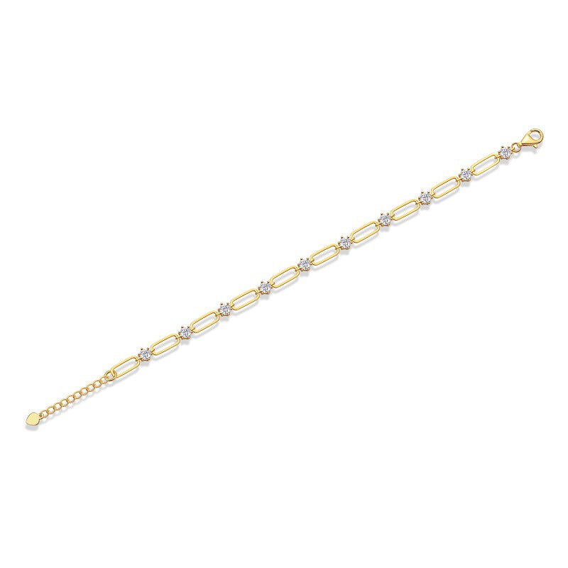 Eira Loop Moissanite Bracelet