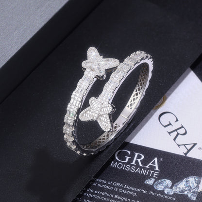 Enchanted Wings Moissanite Bangle