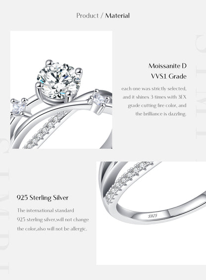 Enchanted Moissanite Ring