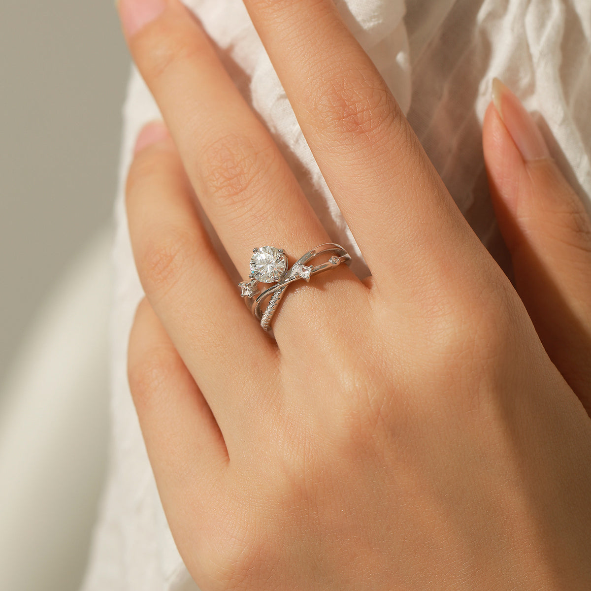 Enchanted Moissanite Ring