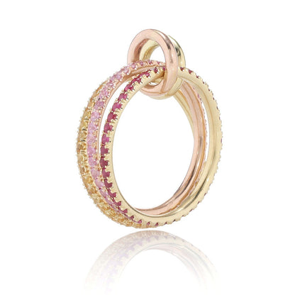 Rose Dusk Rings