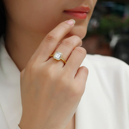 Glowline Moissanite Ring