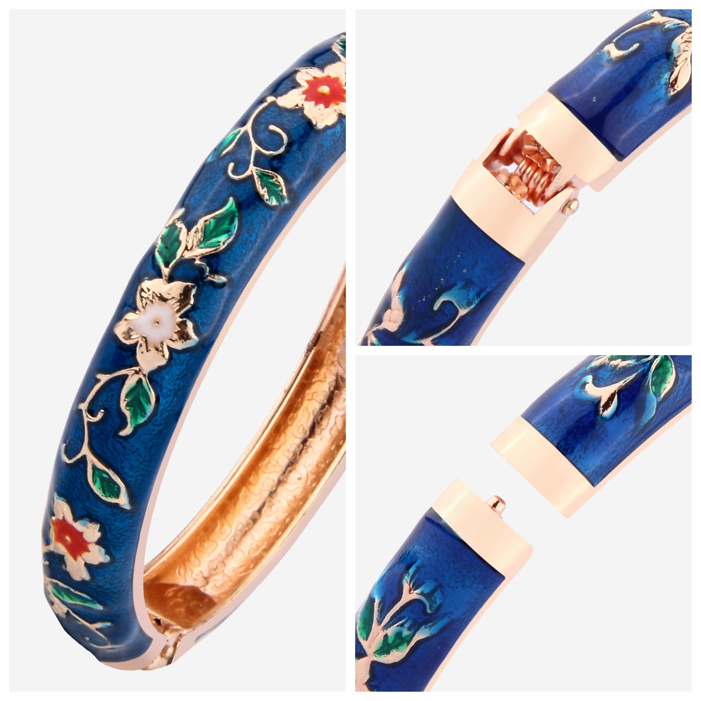 Ethnic Style Flower Bangles