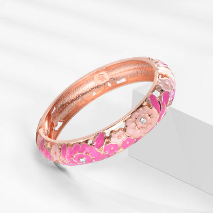 Retro Flower Bangles